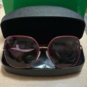Salvatore Ferragamo Women's Sunglasses Burgundy